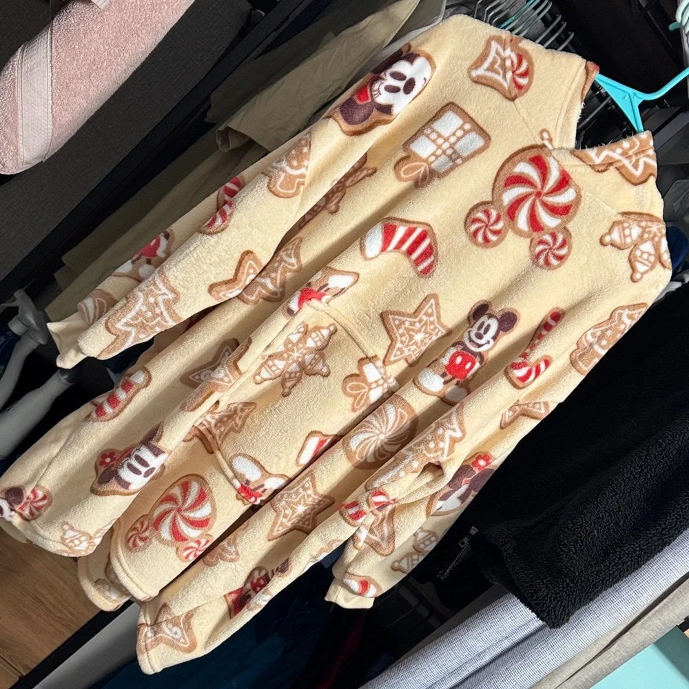 Disney Cream and Brown Plush Fleece Onesie - Picture 1 of 4